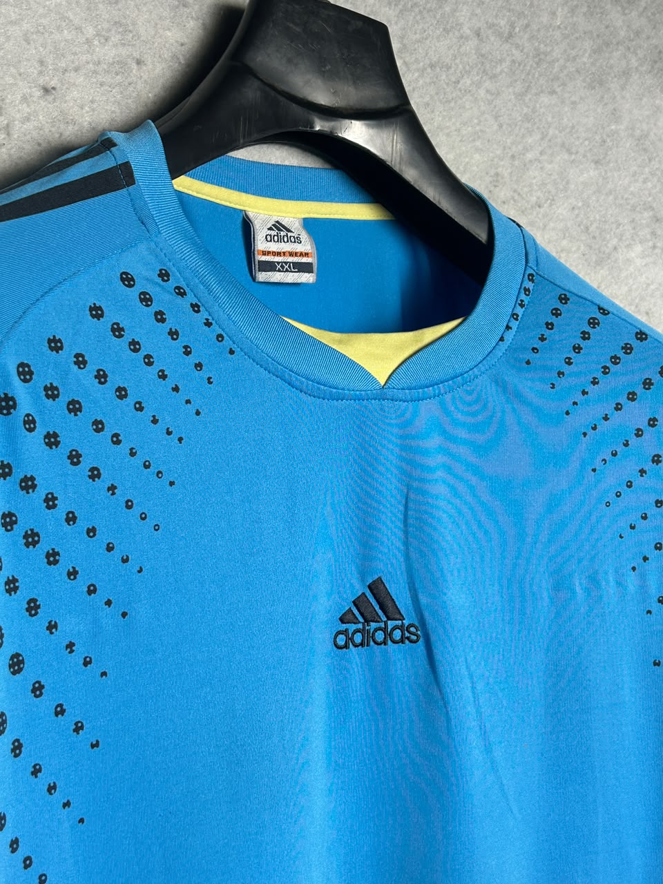 Adidas Sports Wear Blue Round Neck - XXL