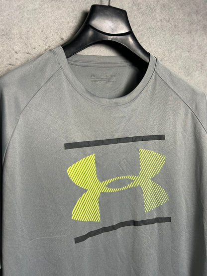 Under Armour Heat Gear Big Logo Grey - XL