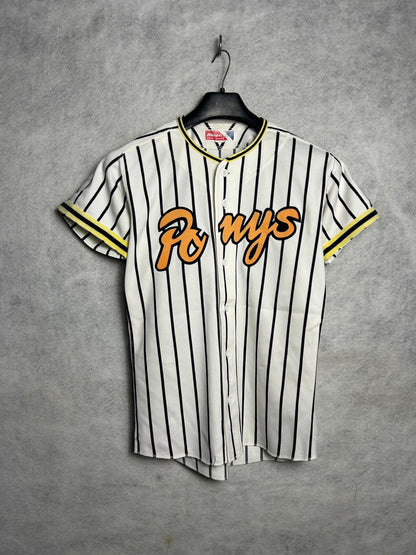 MIzuno White Big Logo Ponys - Medium