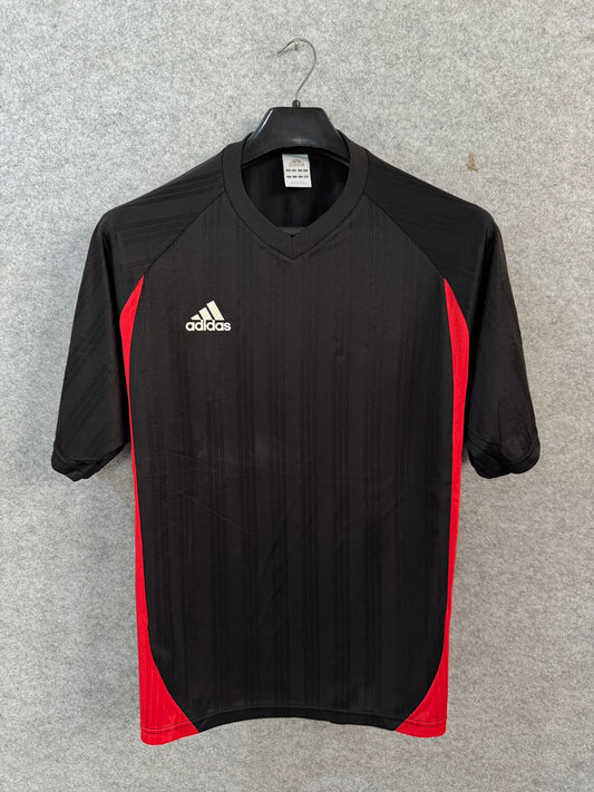 Adidas BlackRed Round Neck Shirt - Large