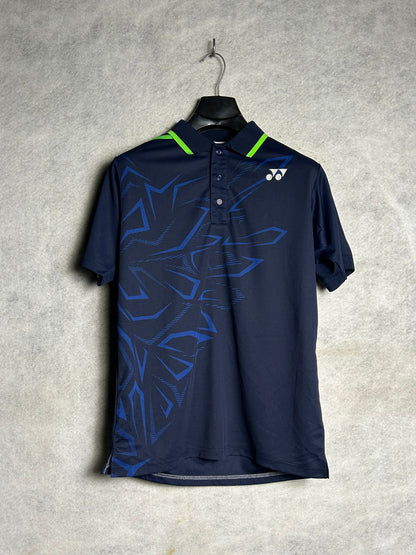 Yonex Printed Blue Polo - Medium