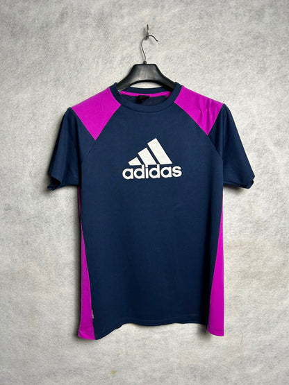 Adidas Big Logo Black Round Neck - Large