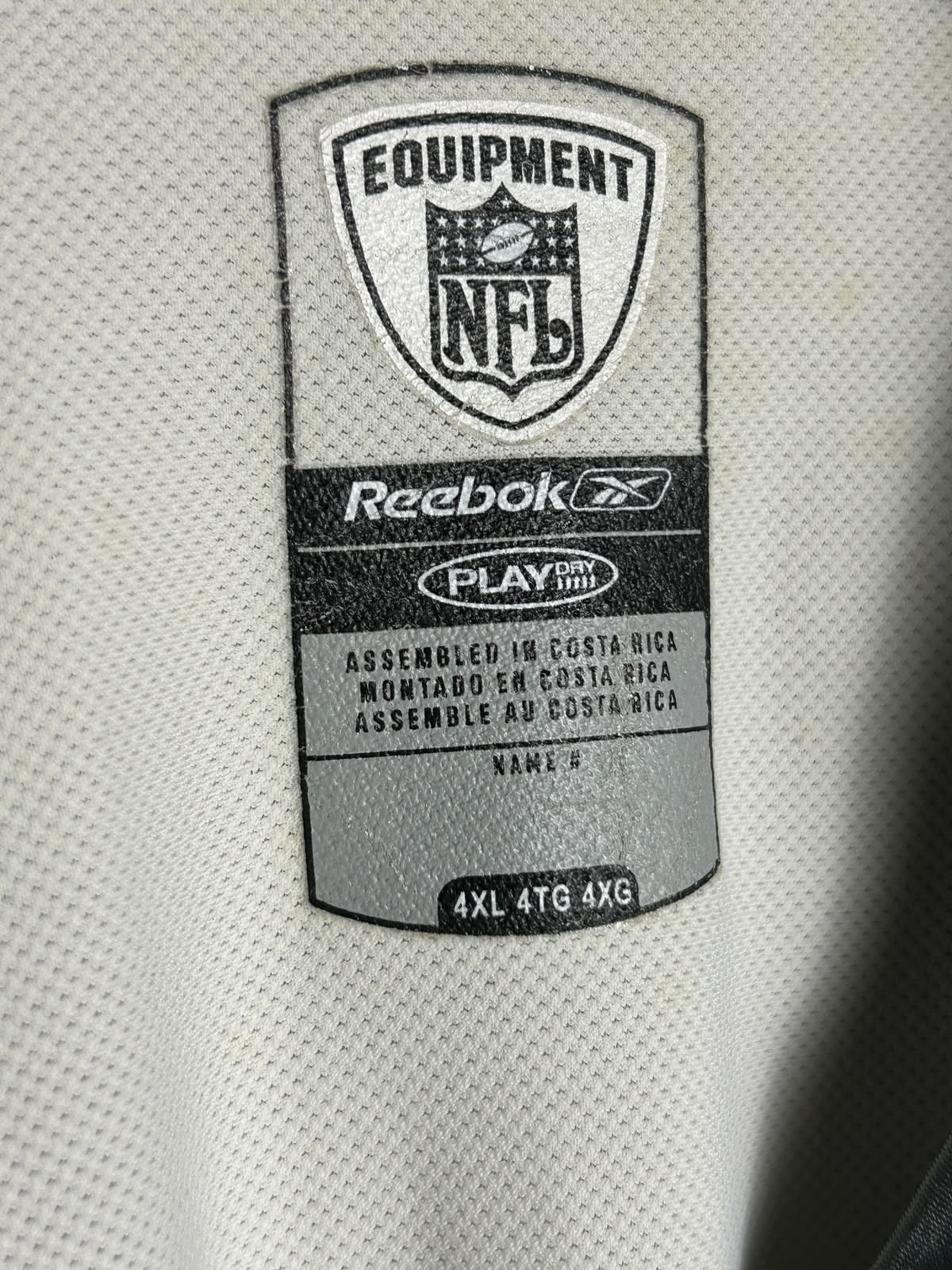 Reebok Play Dry NFL Round Neck - 4Xl