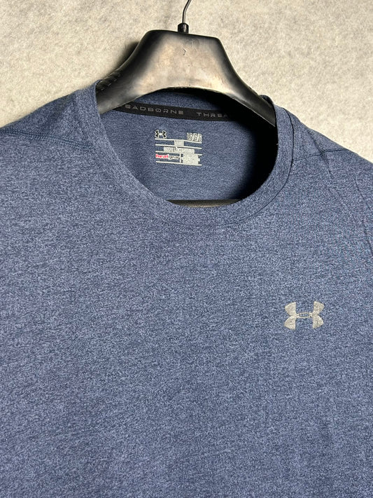 Under Armour Heat Gear Loose Grey Round Neck - Large