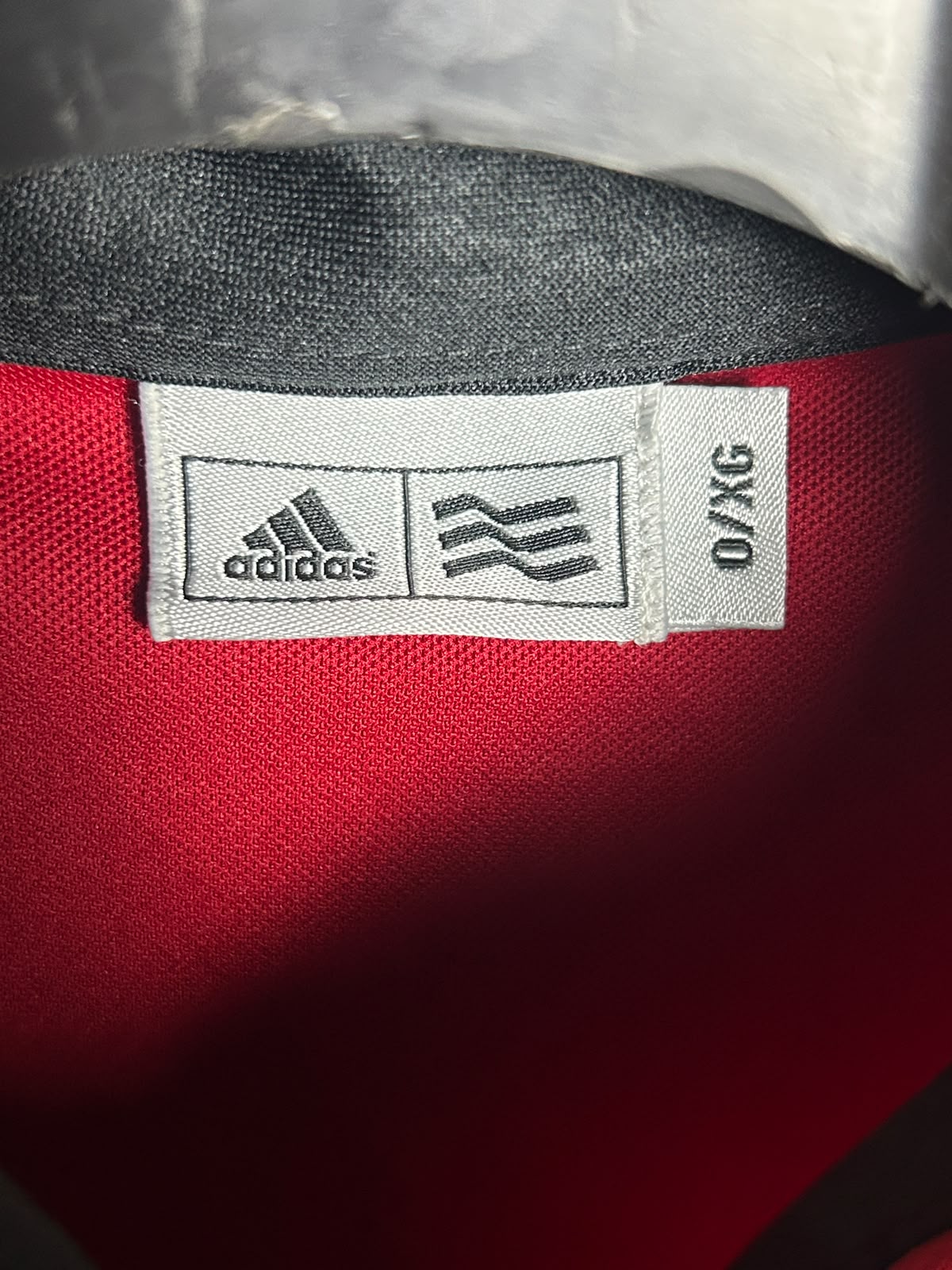 Adidas Red QTR Zip - Large