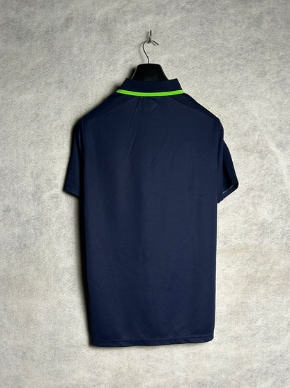 Yonex Printed Blue Polo - Medium