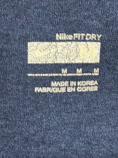 Nike Blue With Big Logo Dry Fit - Medium