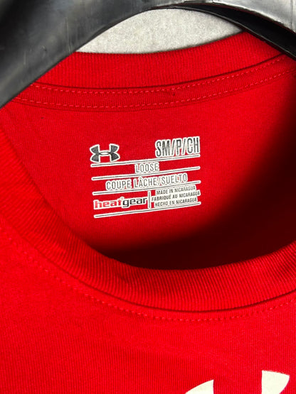 Under Armour Heat Gear Red Big Logo - Small