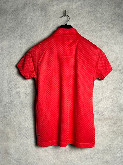 Adidas Climalite Red Mock Neck - Large