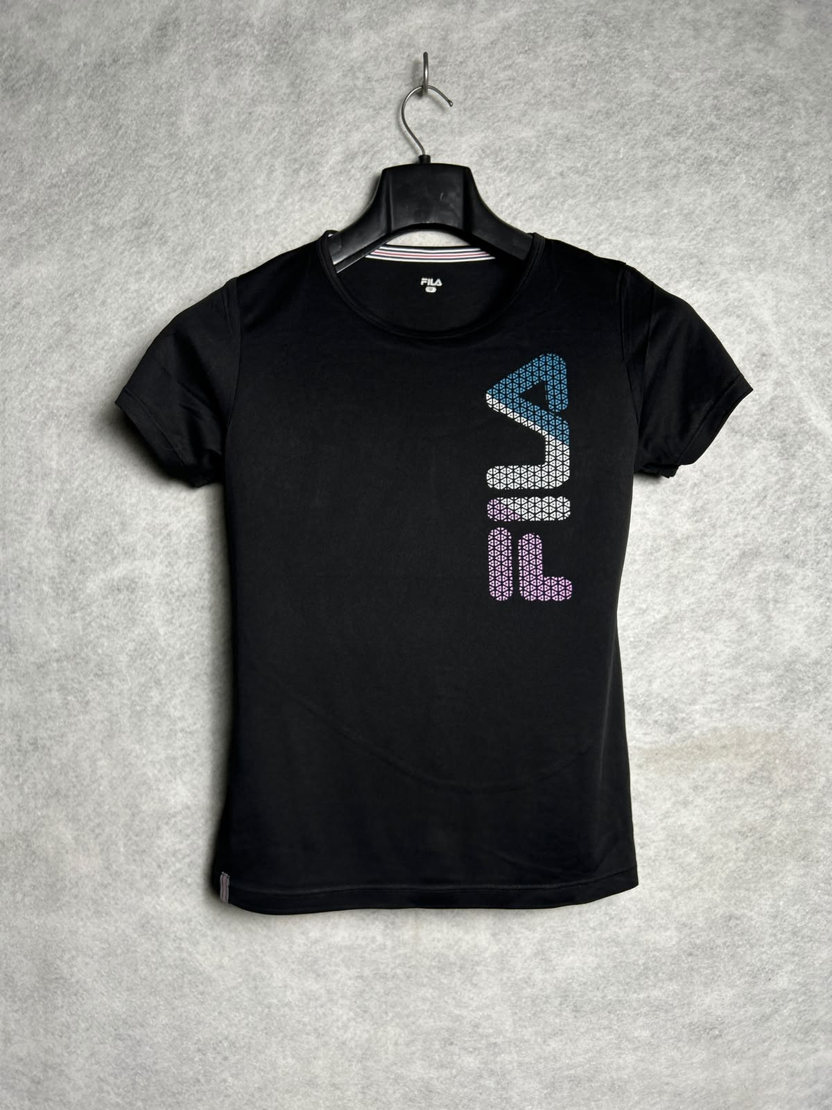Fila Black Round Neck - Medium