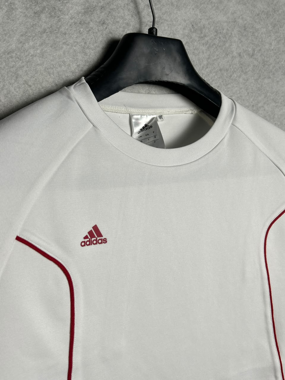 Adidas White Round Neck - Large