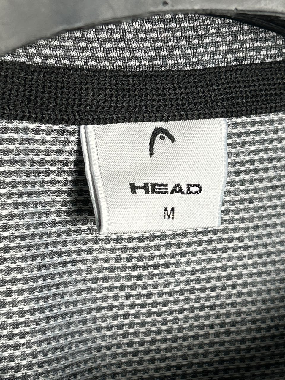 Head Grey Textured Round Neck - Medium
