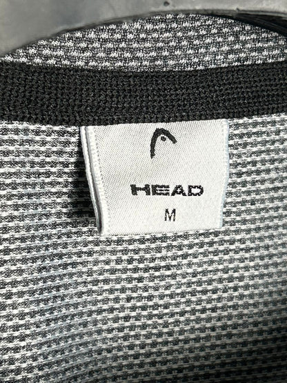 Head Grey Textured Round Neck - Medium