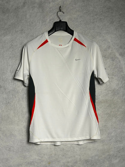 Nike White Round Neck  - Large