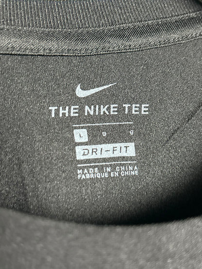 The Nike Tee Black Round Dri Fit - Large
