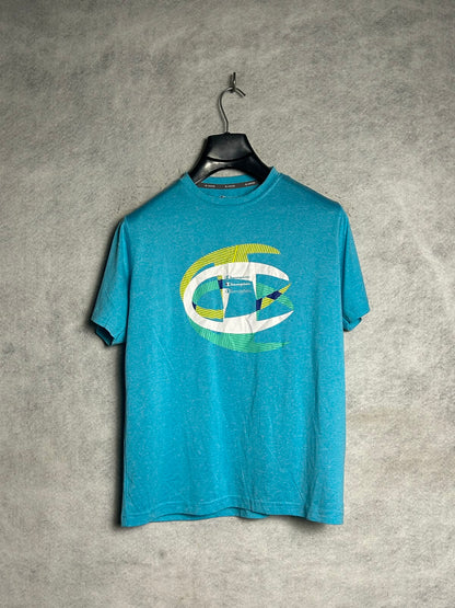 Champion Big Logo Round Neck Blue - Medium