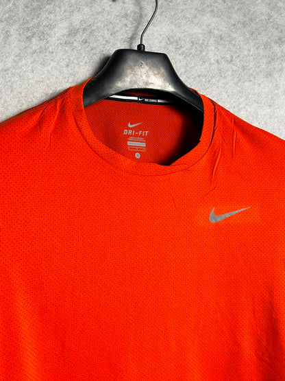 Nike Dri Fit Red Round Neck - Small