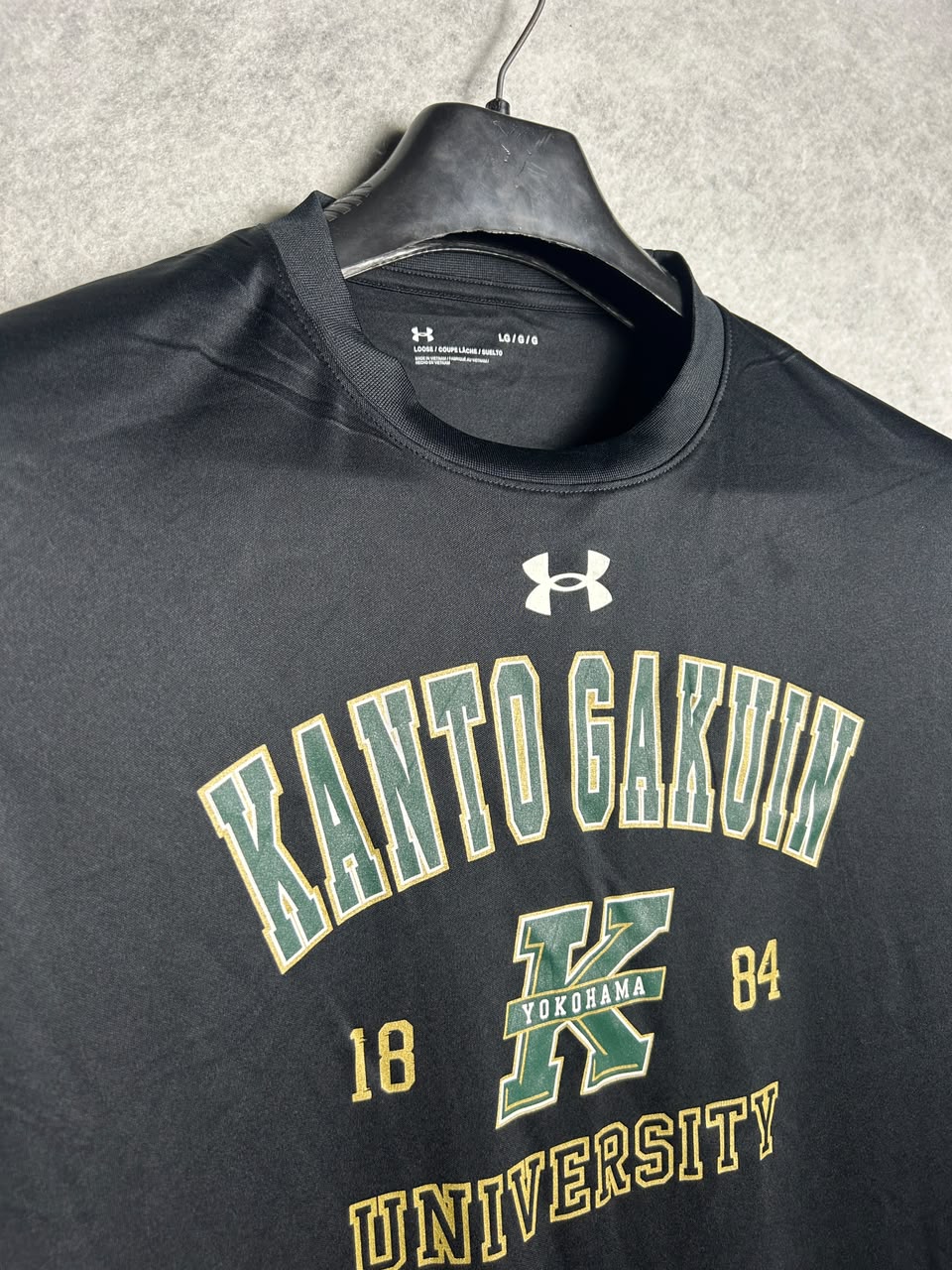 Under Armour Black Big Logo Kanto Gakuin - Large