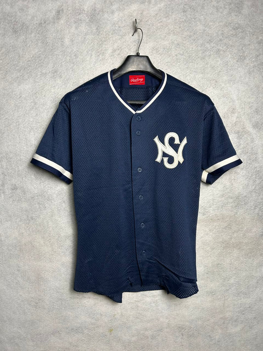 Blue Jersey  With NY Logo- Large