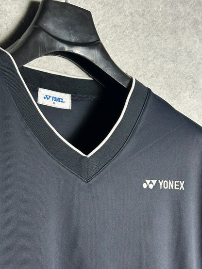 Yonex Black Full Sleeves V Neck - Medium