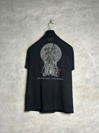 Under Armour Heat Gear Black Round Neck - Medium