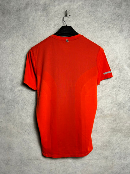 Nike Dri Fit Red Round Neck - Small