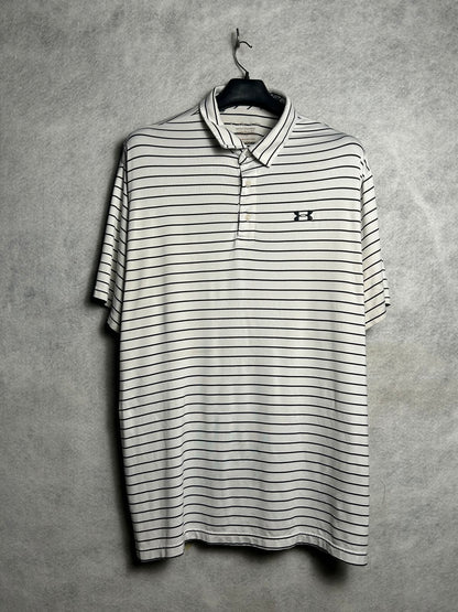 Under Armour White Polo - XL