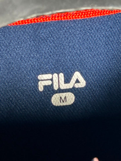 Fila Blue Half Zip Polo - Medium