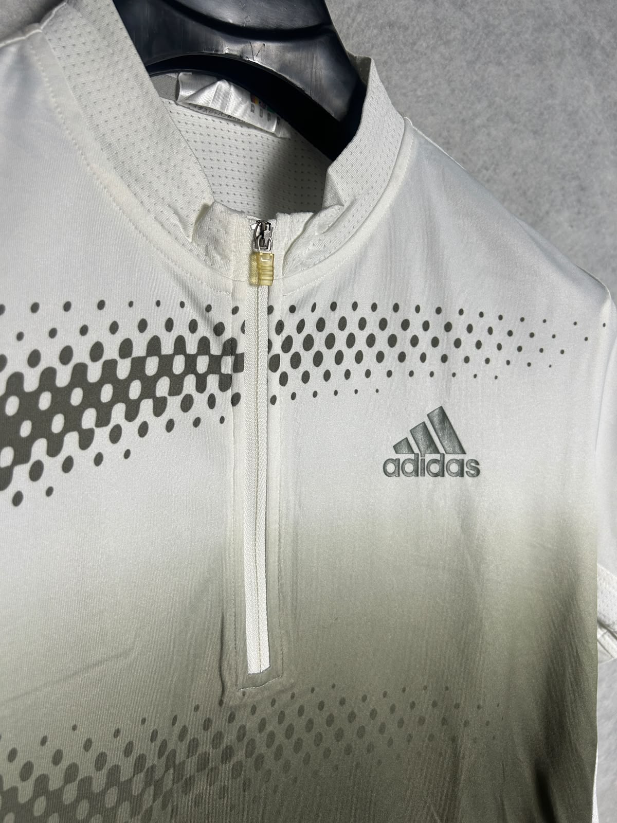 Adidas Half Zip White - Small