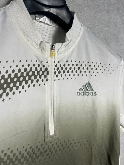 Adidas Half Zip White - Small