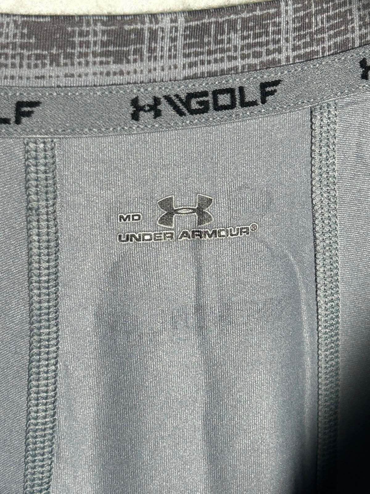 Under Armour Grey Full Sleeves V Neck - Medium