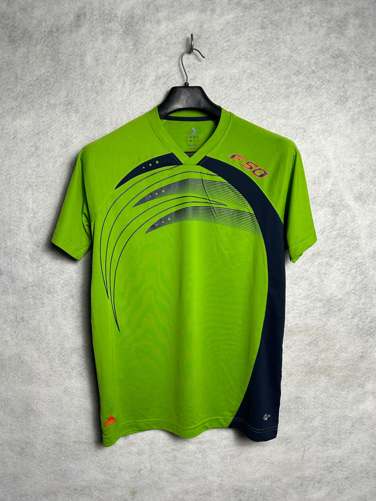Adidas Green V Neck - Medium