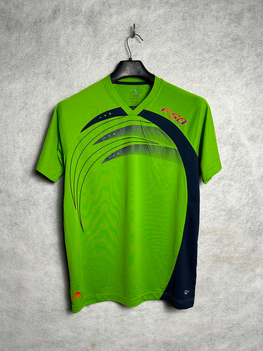 Adidas Green V Neck - Medium