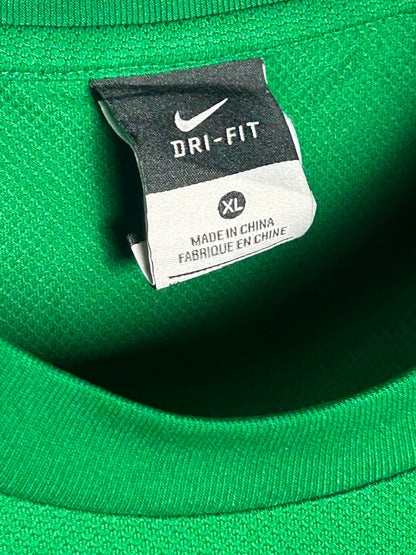 Nike Dri Fit Green Round Neck - XL