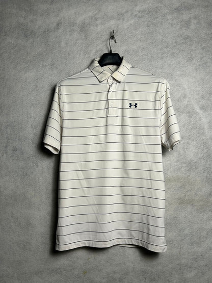 Under Armour White Polo - Large
