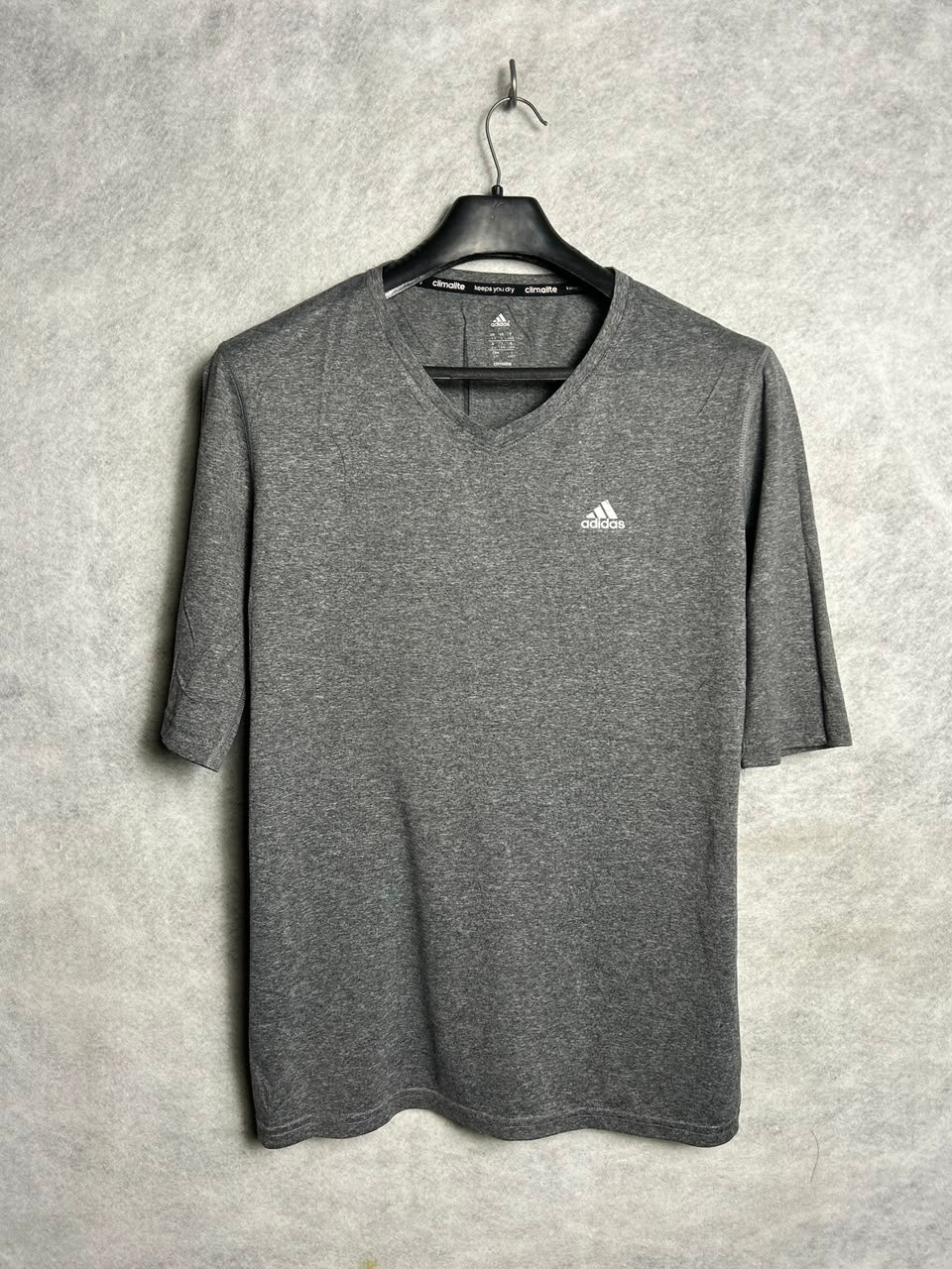 Adidas Climalite Grey Round Neck - Large