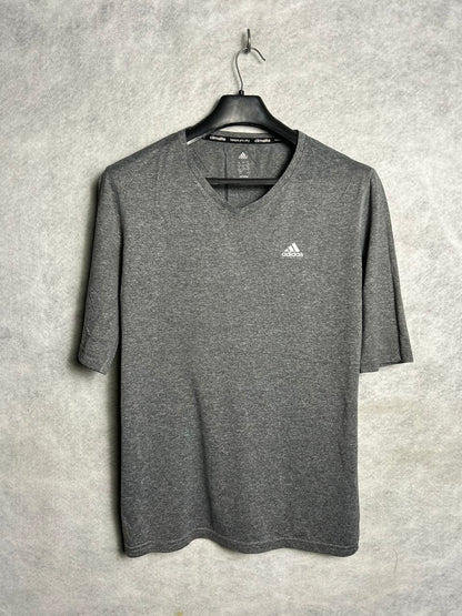 Adidas Climalite Grey Round Neck - Large
