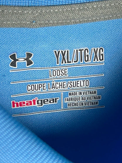 Under Armour Heat Gear Blue Polo - YXL