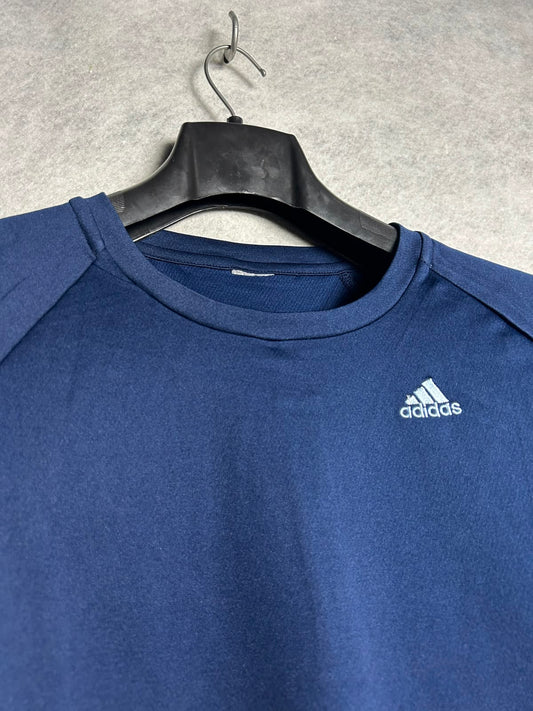 Adidas Blue Round Neck - Medium