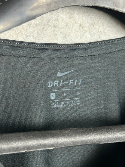 Nike Dri Fit Black Round Neck - Small