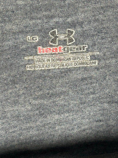 Under Armour Heat Gear Grey Round Neck - Large