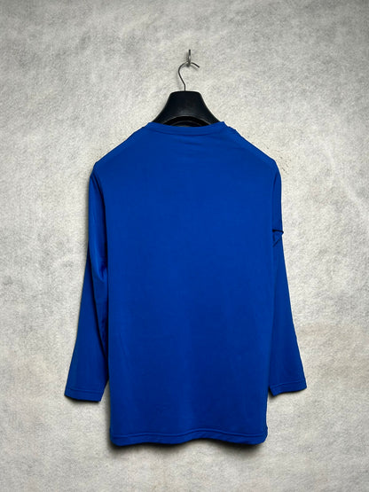 Adidas Blue Round Neck Full Sleeves - Large