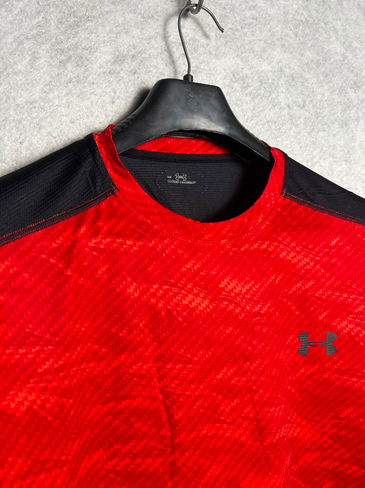 Under Armour Red Round Neck - Large