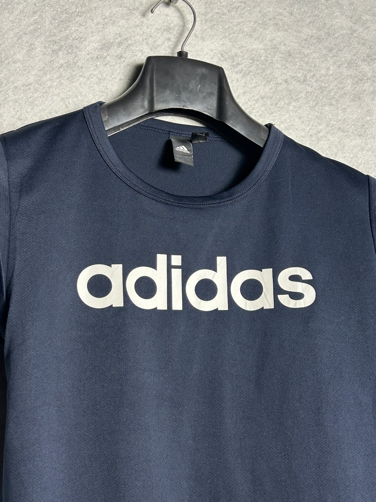 Adidas Blue Round Neck - Small