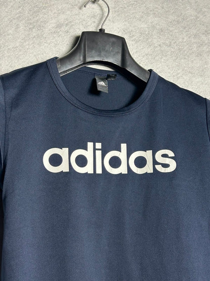 Adidas Blue Round Neck - Small