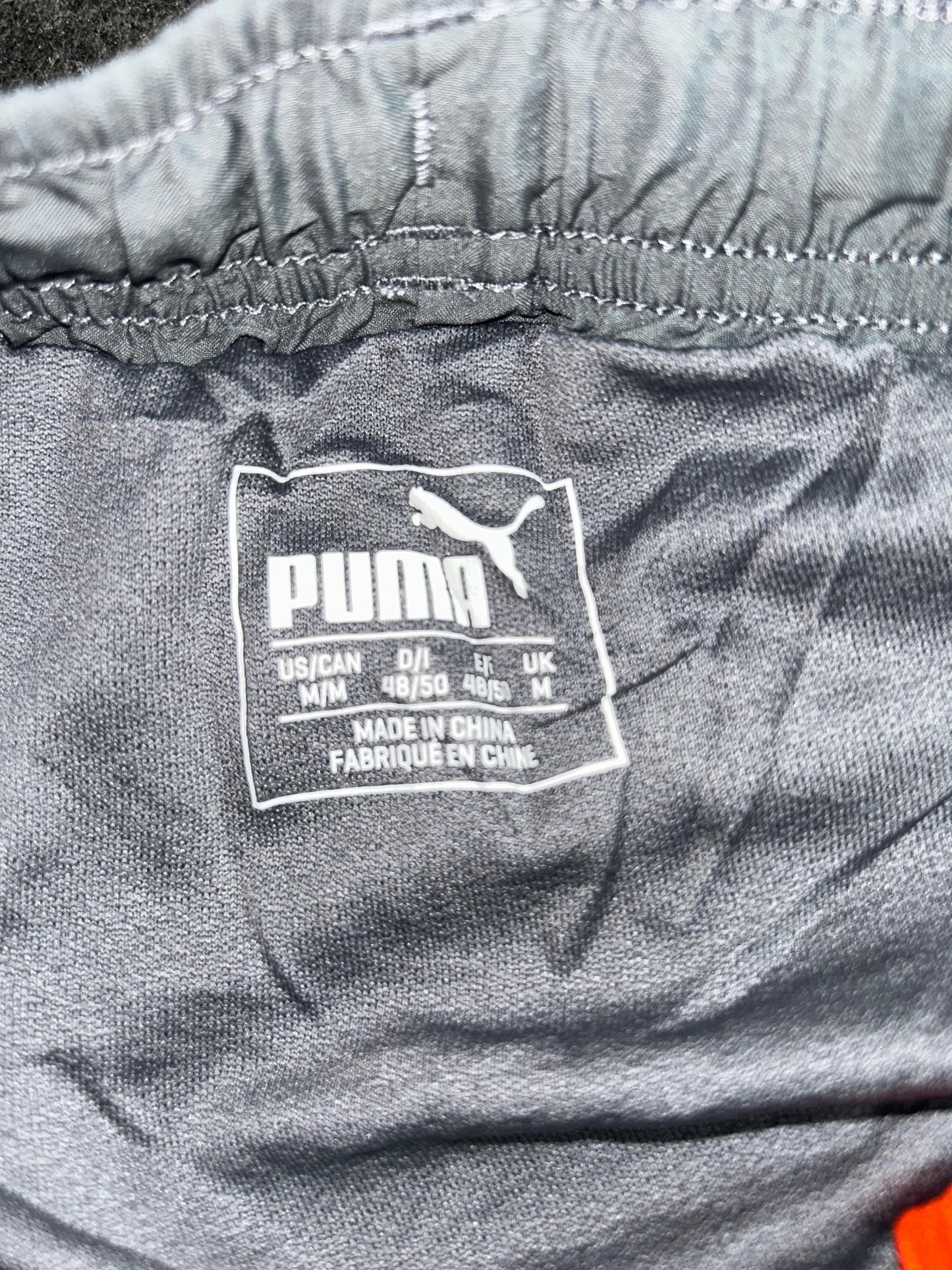 Puma Orange Grey Shorts - Medium