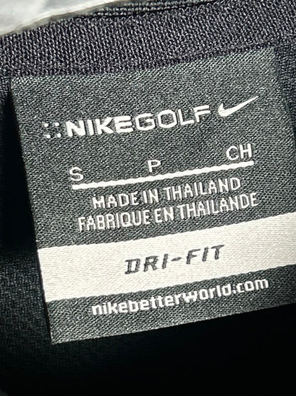 Nike Golf Dri Fit Black Polo - Small
