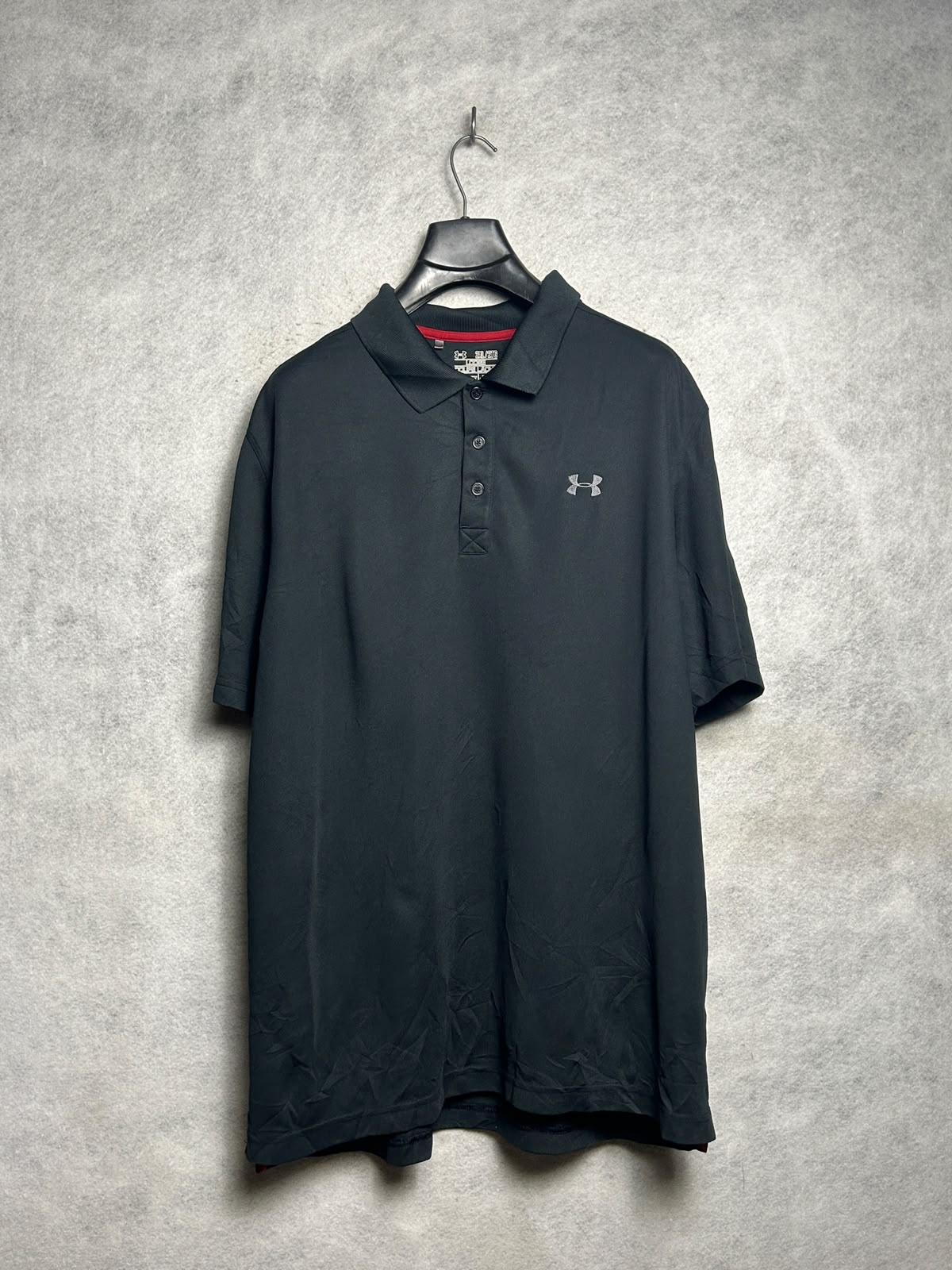 Under Armour Heat Gear Black Polo - 2XL