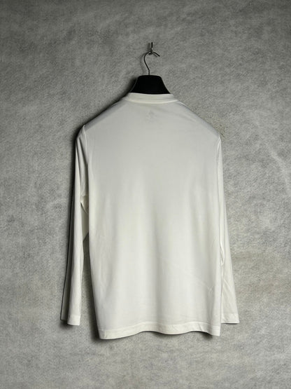 Adidas Big Logo White Full Sleeves - Small