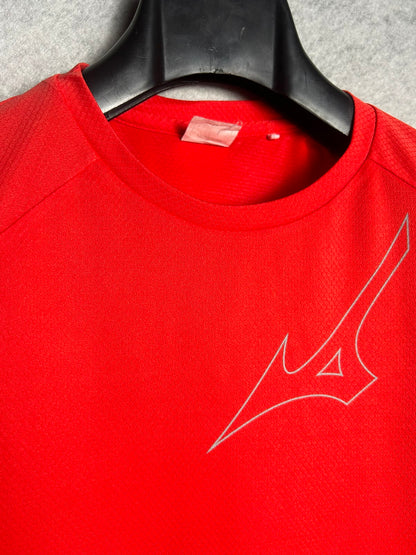 Mizuno Red Round Neck Tee - Medium